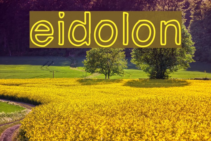 eidolon Font examples