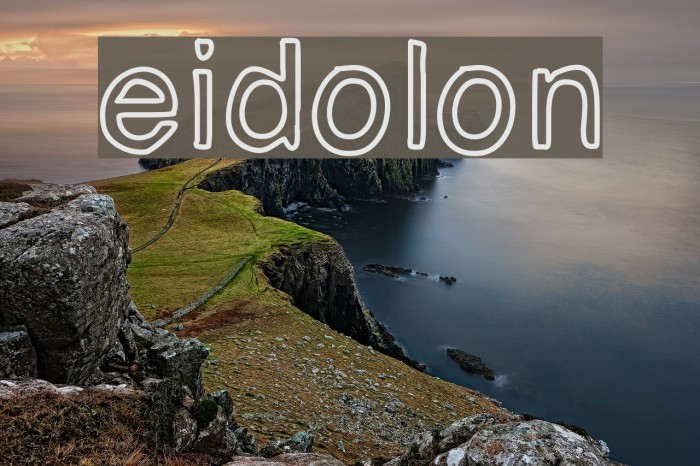 eidolon Font examples