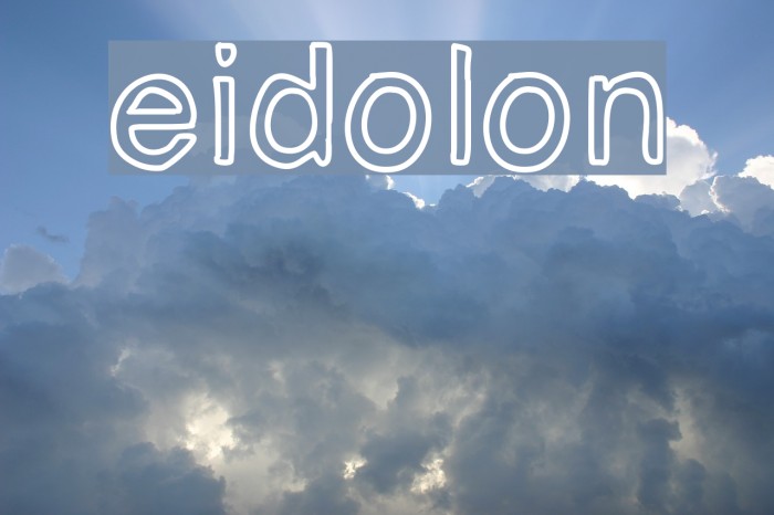 eidolon Font examples