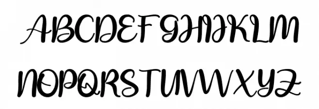 eighteen seventy Font UPPERCASE