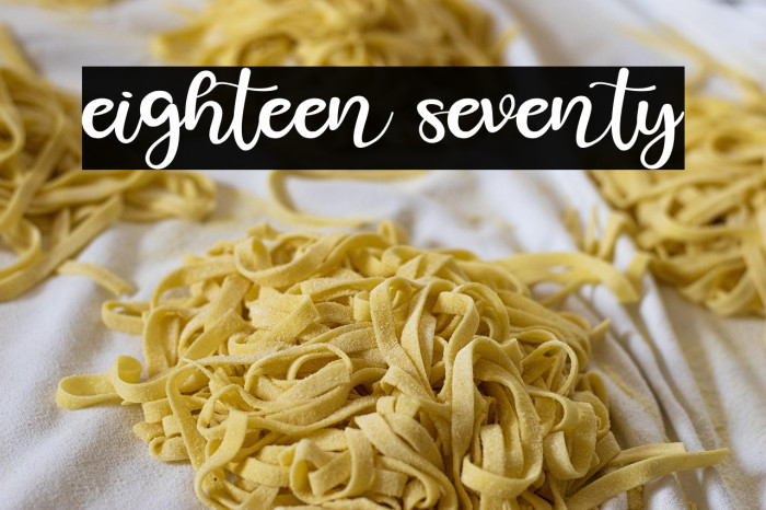 eighteen seventy Example 3