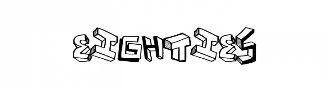eighties  Скачать бесплатные шрифты