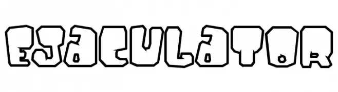 Ejaculator  Frei Schriftart Herunterladen