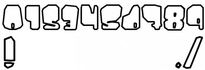 Ejaculator Font OTHER CHARS