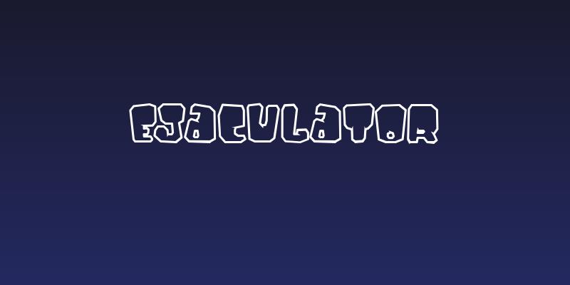 Ejaculator Social Header