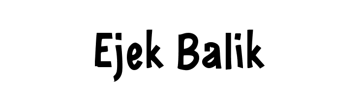 Ejek Balik  لخطوط تنزيل