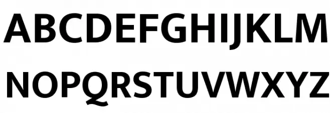Ek Mukta Bold 字体 大写