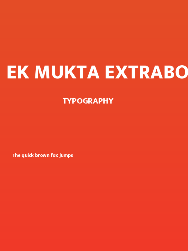 Ek Mukta ExtraBold Poster