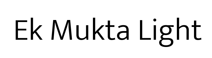 Ek Mukta Light Font