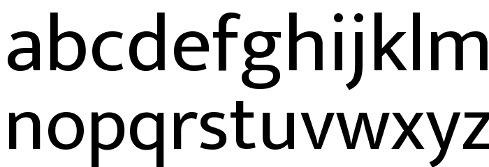 Ek Mukta Regular Font LOWERCASE