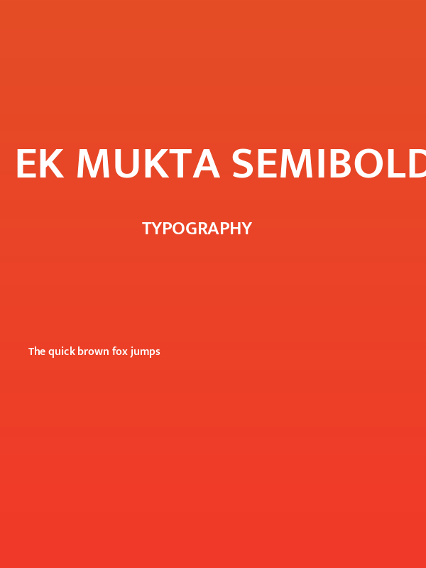Ek Mukta SemiBold Poster