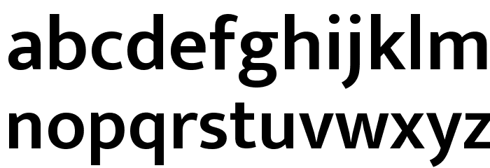 Ek Mukta SemiBold Font LOWERCASE