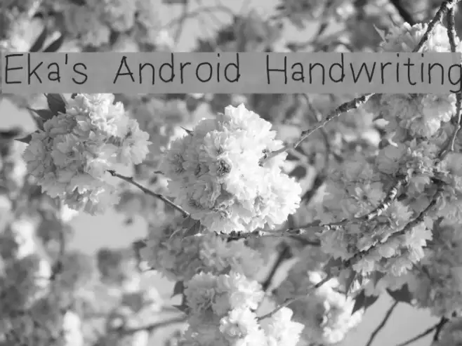Eka's Android Handwriting Example 2
