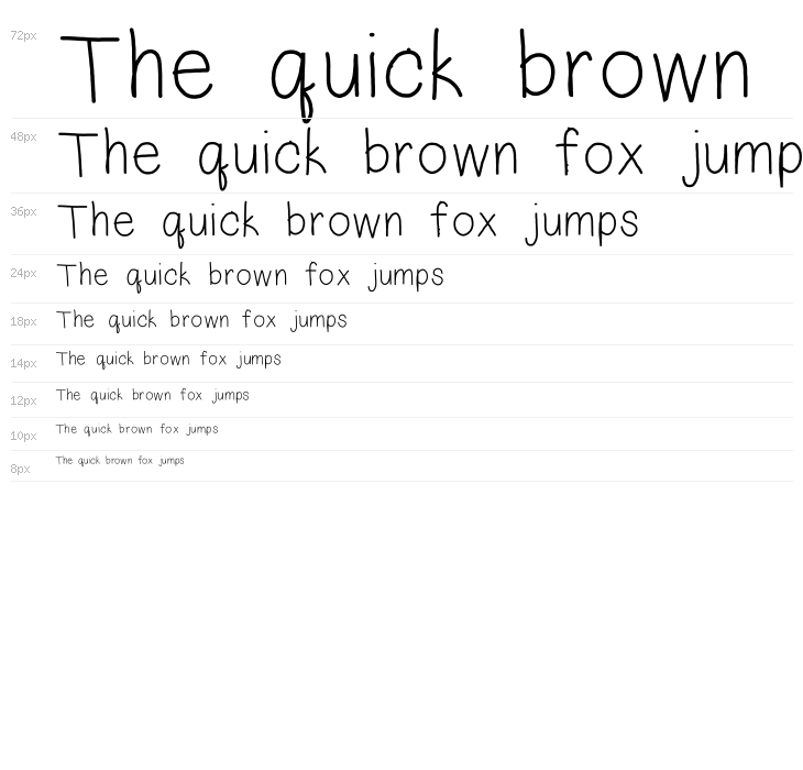 Eka's Handwriting Waterfall