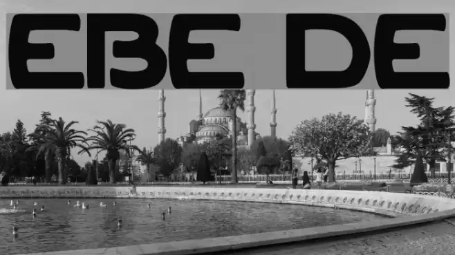 Ekberg Demo Font examples