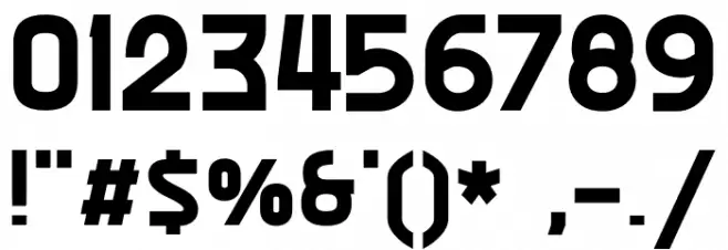 Ekela ExtraBold Font OTHER CHARS