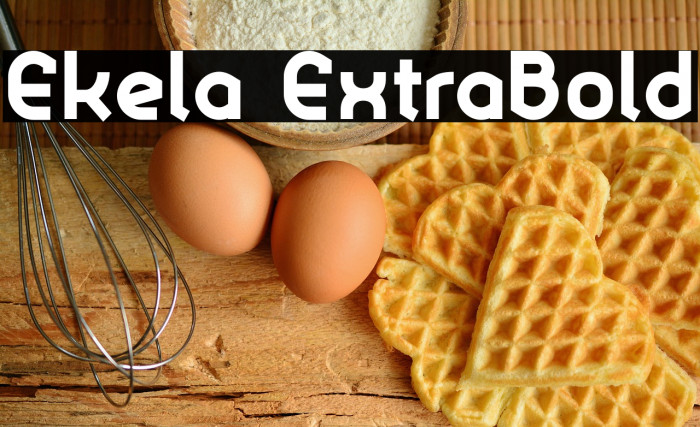 Ekela ExtraBold Example 2
