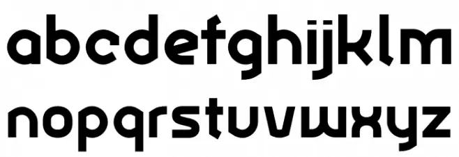 Ekela ExtraBold Font Litere mici