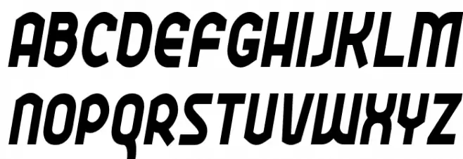 Ekela Heavy Condensed Italic Fuentes MAYÚSCULAS