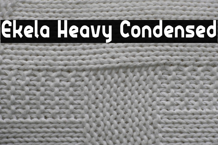 Ekela Heavy Condensed Example 2
