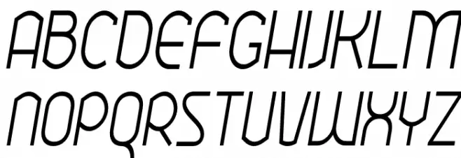 Ekela Light Condensed Italic Fuentes MAYÚSCULAS