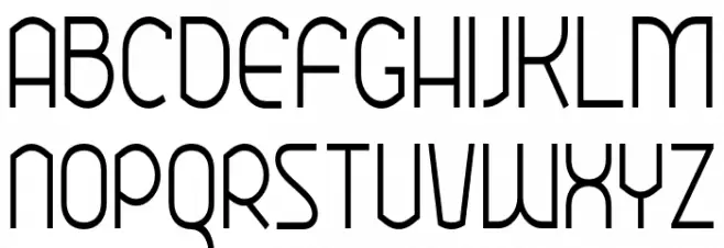 Ekela Light Condensed フォント 大文字