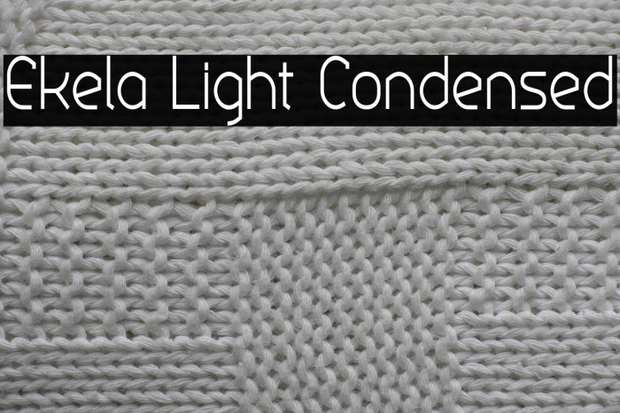 Ekela Light Condensed Example 1