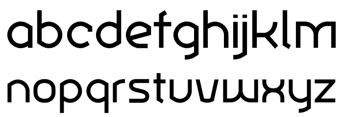 Ekela Regular Font LOWERCASE