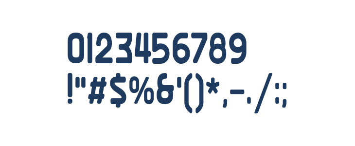 Ekela Round Bold Condensed Other Characters