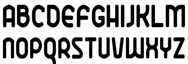 Ekela Round Bold Condensed Fonte MAIÚSCULAS