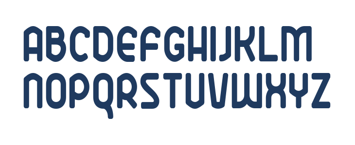 Ekela Round Bold Condensed Lowercase