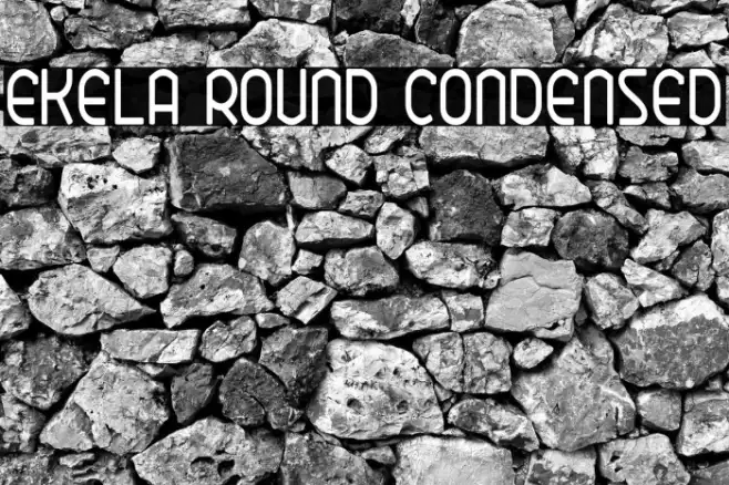 Ekela Round Condensed Example 2