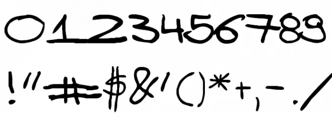 Ekoclean Font OTHER CHARS