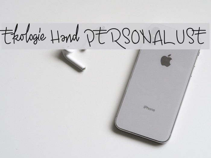 Ekologie Hand PERSONAL USE Example 2