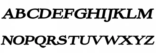 Ekorre PERSONAL USE ONLY Black Italic फ़ॉन्ट अपरकेस