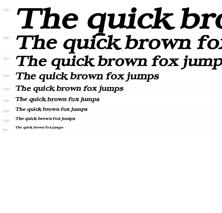 Ekorre PERSONAL USE ONLY Black Italic Waterfall