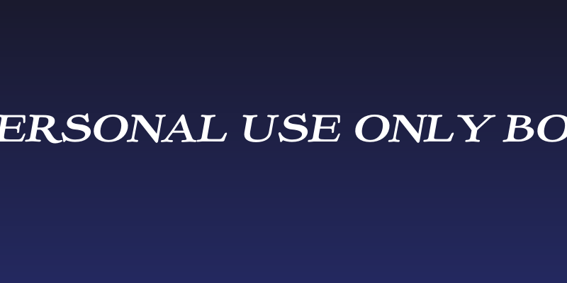 Ekorre PERSONAL USE ONLY Bold Italic Social Header