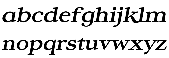 Ekorre PERSONAL USE ONLY Bold Italic Font LOWERCASE