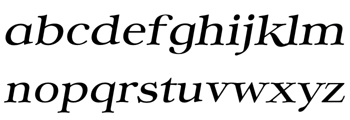 Ekorre PERSONAL USE ONLY Regular Italic Font LOWERCASE