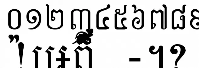 Ekreach New Font OTHER CHARS