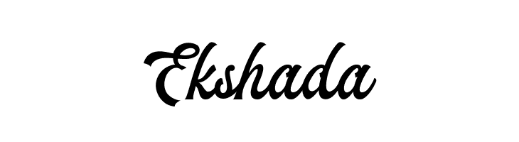 Ekshada  Descarca Fonturi Gratis