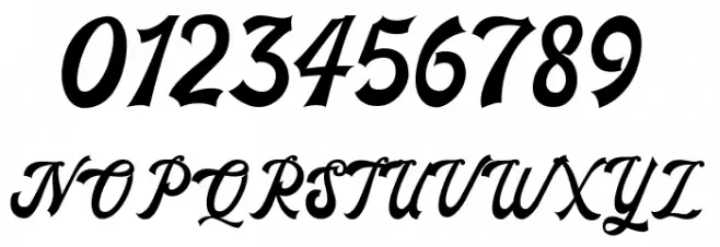 Ekshada Font OTHER CHARS