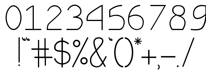 Eksotika Regular Font OTHER CHARS