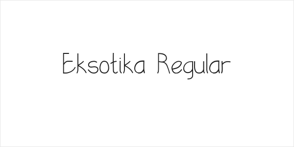Eksotika Regular Logo
