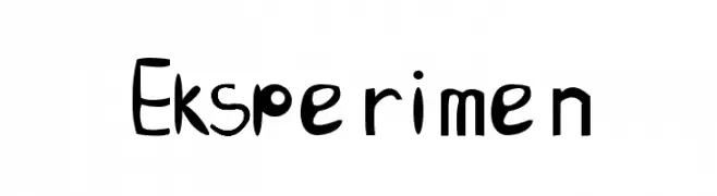 Eksperimen  Frei Schriftart Herunterladen