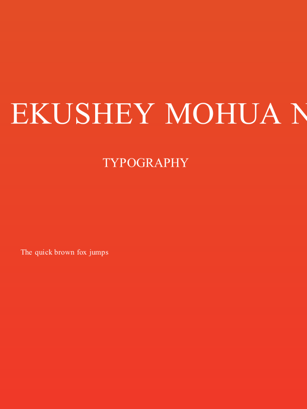 Ekushey Mohua Normal Poster