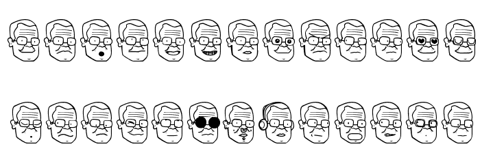 EL CUBANO Font LOWERCASE