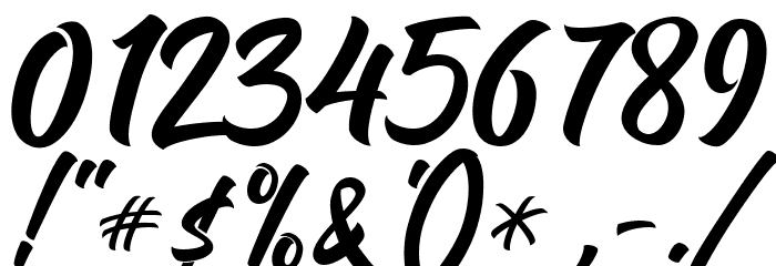 ELANDE free Font OTHER CHARS