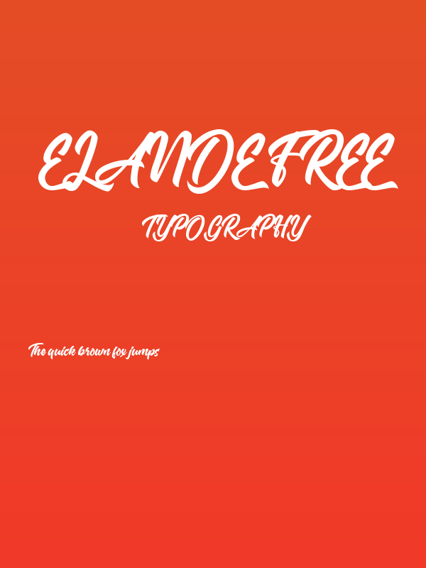 ELANDE free Poster
