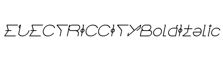 ELECTRIC CITY Bold Italic  नि: शुल्क फ़ॉन्ट्स डाउनलोड